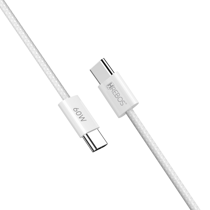 Cabo Hrebos  – Type-C para Type-C (60W, 1,5 Metro)