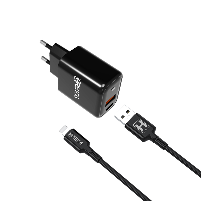 Kit Carregador Turbo com Cabo Lightning