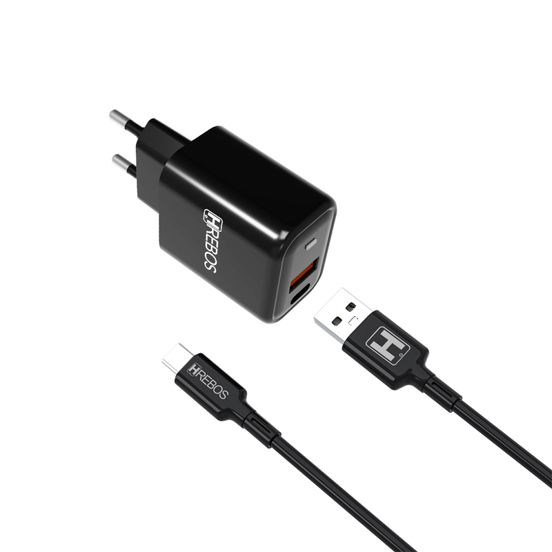 Kit Carregador Turbo com Cabo Tipo-C