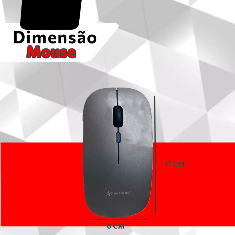 Kit Teclado e Mouse Bluetooth