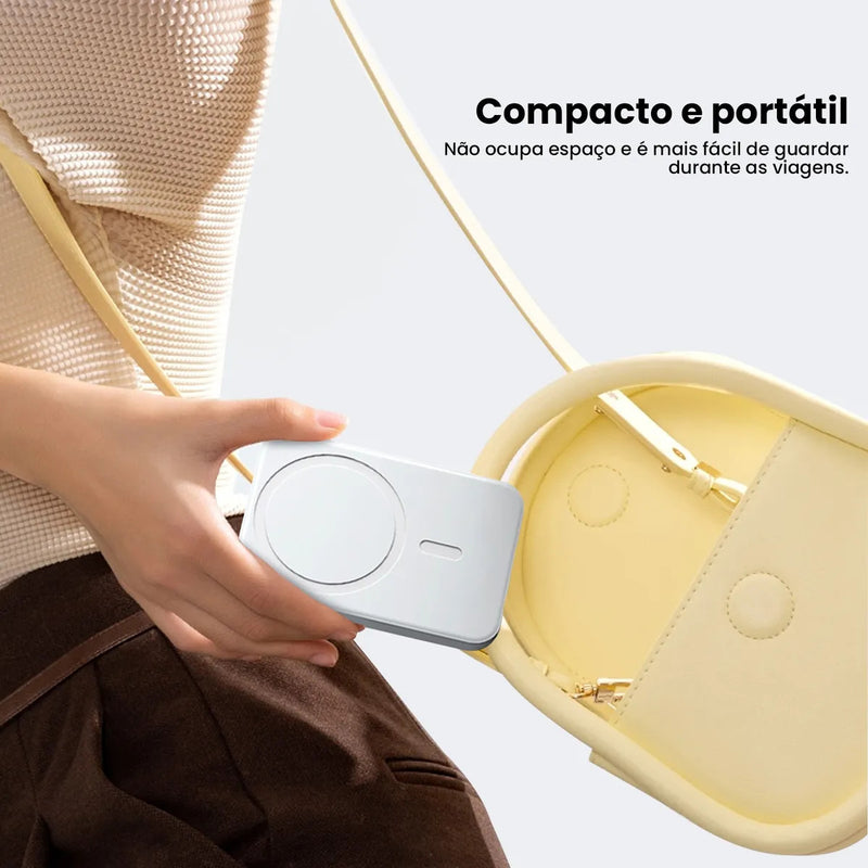 Power Bank Magnético Indução 5000mah