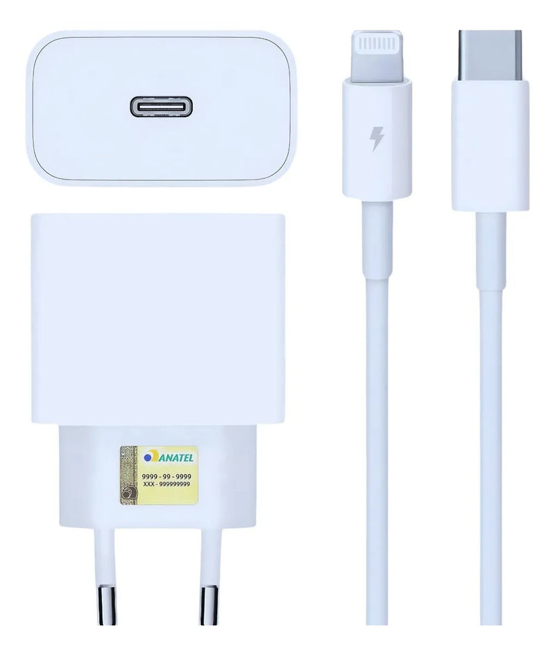 Kit Carregador Rápido com Cabo Lightning