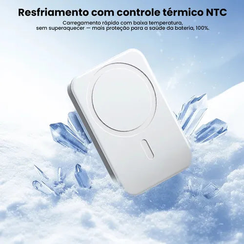 Power Bank Magnético Indução 5000mah