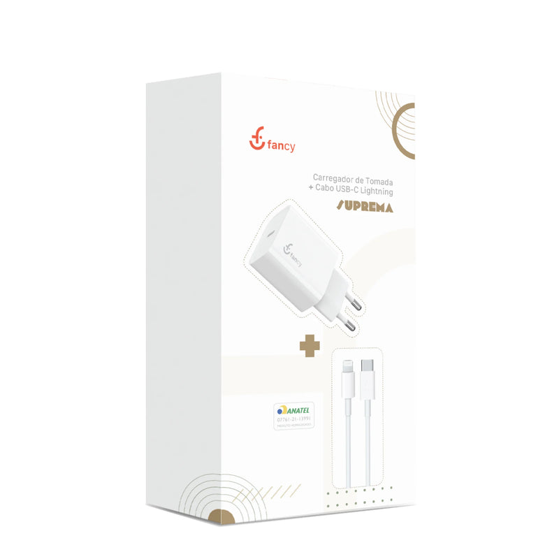 Kit Carregador Rápido com Cabo Lightning