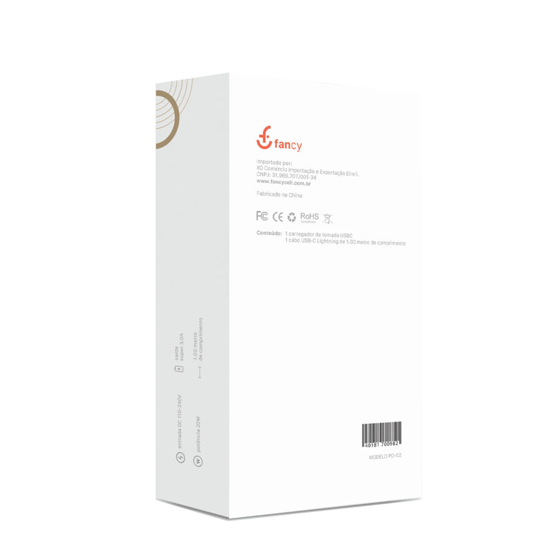 Kit Carregador Rápido com Cabo Lightning