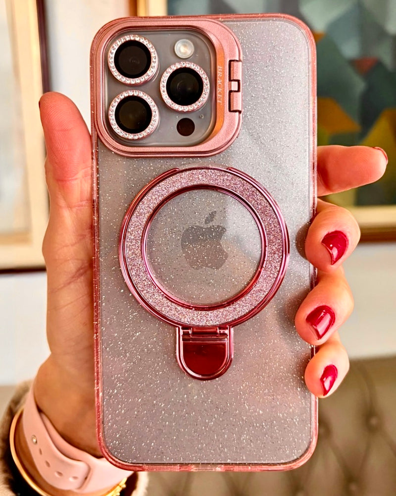 Capa Luxo com Suporte e Protetor de Câmera