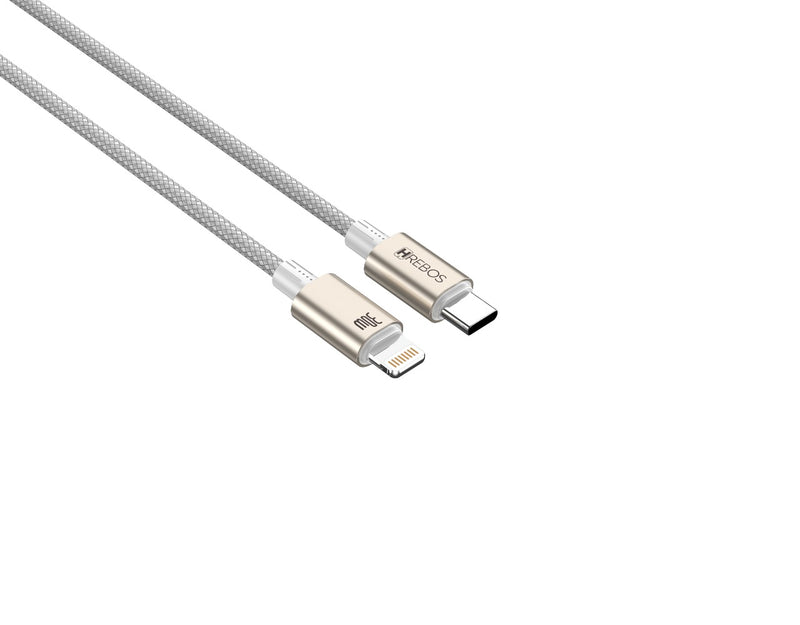 Cabo Hrebos Ultra Cable – Type-C para Lightning (30W, 1 Metro)
