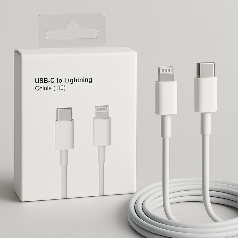 Cabo Carregador Rápido USB-C LIGHTNING