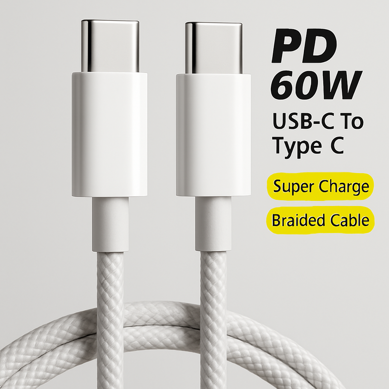 Cabo Carregador Rápido USB-C