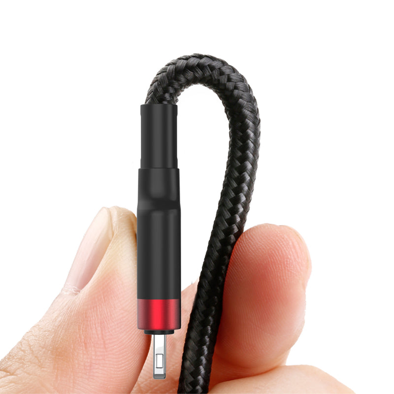 Cabo Hrebos 3 em 1 – USB para Type-C, Lightning e Micro USB (V8)