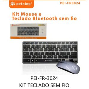 Kit Teclado e Mouse Bluetooth