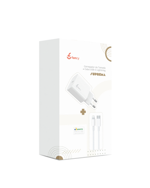 Kit Carregador Rápido com Cabo Lightning