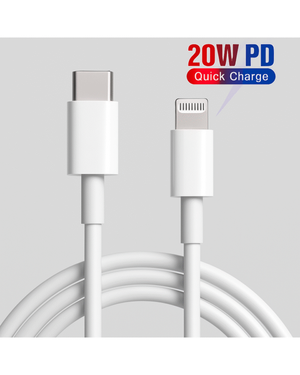 Cabo Carregador Rápido USB-C LIGHTNING - Imagem 4